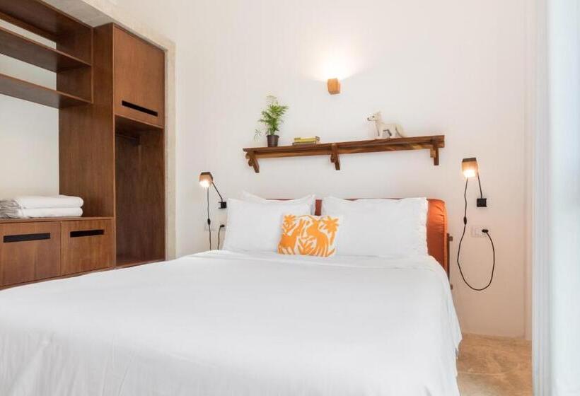 침실 1개 발코니 아파트, Casa De Piedra Tulum