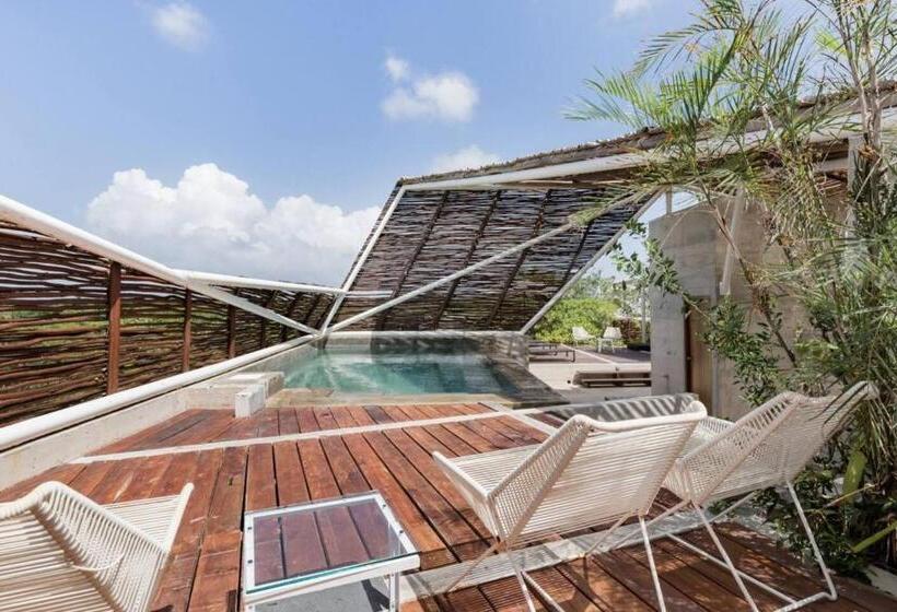庭の見える１ベッドルームアパートメント, Casa De Piedra Tulum