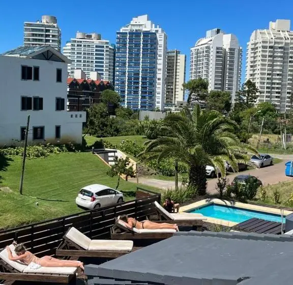 اتاق استاندارد با چشم‌انداز دریا, Atlantic Hostel Punta Del Este