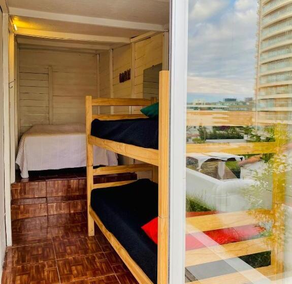 带海景的标准房, Atlantic Hostel Punta Del Este