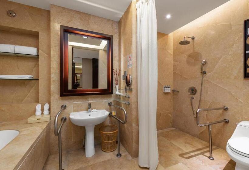 غرفة قياسية سرير كينج لذوى الإحتياجات الخاصة, Wyndham Putian Downtown