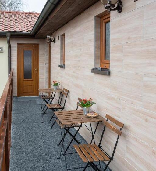 اتاق استاندارد چهارنفره با سرویس بهداشتی مشترک, Penzion V Koutě