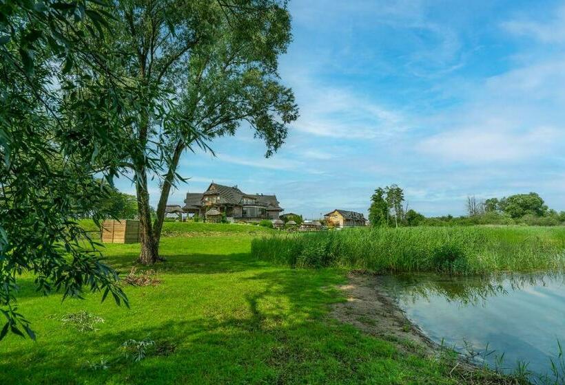 标准间带湖景, łabędź Hotel Karczma