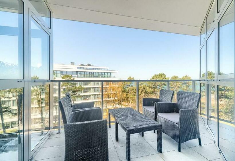 带1个卧室的带海景的公寓, Dune Resort Mielno   A