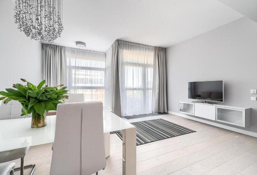 带1个卧室的带海景的公寓, Dune Resort Mielno   A