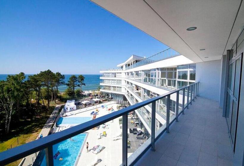 带2个卧室带海景的公寓, Dune Resort Mielno   A