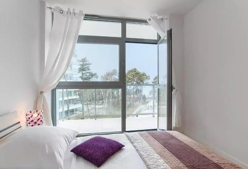 آپارتمان 2 خوابه با چشم‌انداز دریا, Dune Resort Mielno   A