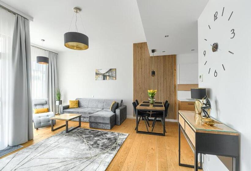 带1间卧室的公寓侧面带海景, Dune Resort Mielno   A