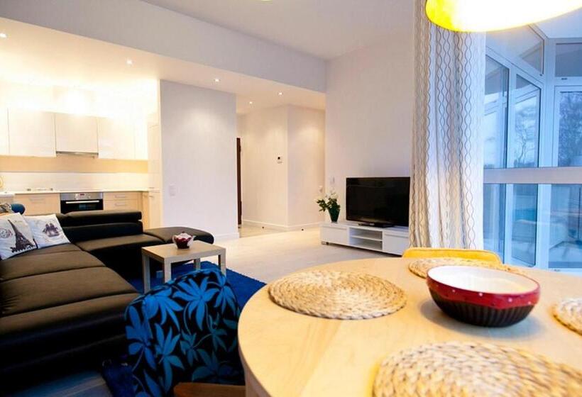 サイドシービュー１ベッドルームアパートメント, Dune Resort Mielno   A