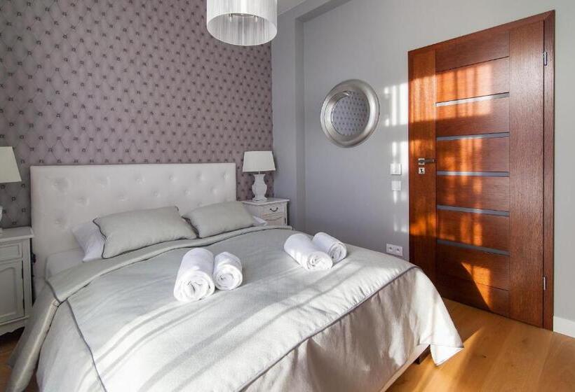 侧面带海景及3个卧室的公寓, Dune Resort Mielno   A