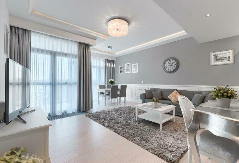 带1个卧室的带海景的公寓, Dune Resort Mielno   A