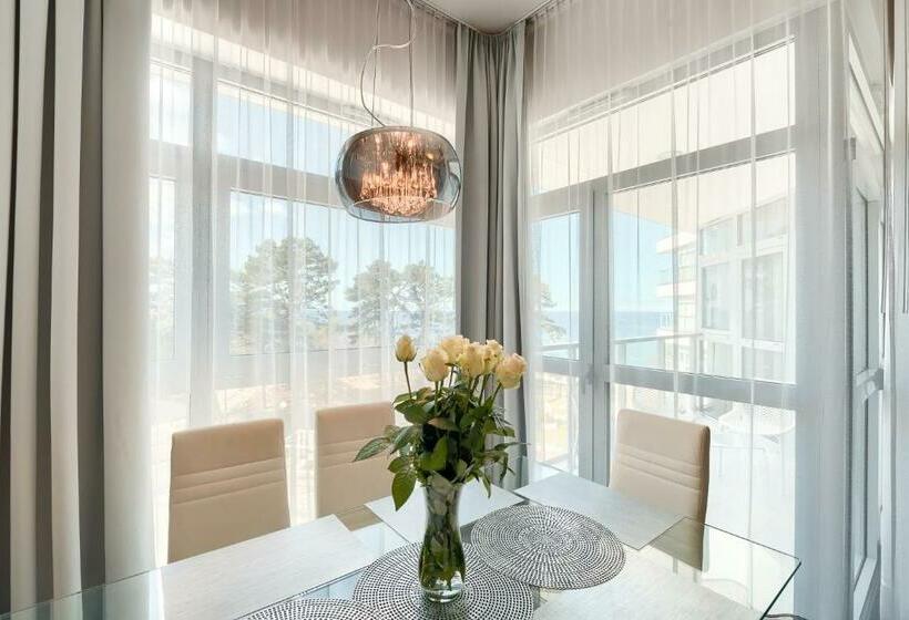 带1个卧室的带海景的公寓, Dune Resort Mielno   A