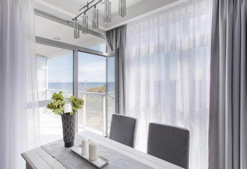 带1个卧室的带海景的公寓, Dune Resort Mielno   A