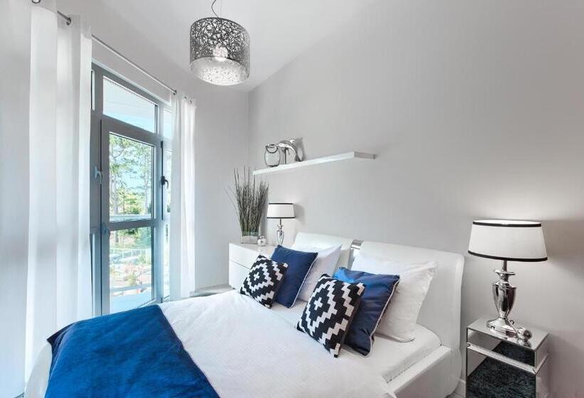 带1个卧室的带海景的公寓, Dune Resort Mielno   A