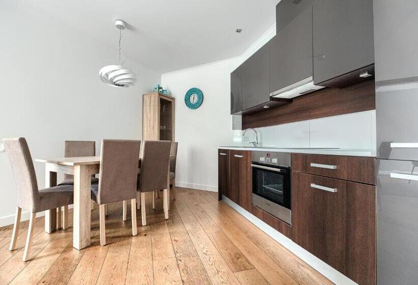 带2个卧室带海景的公寓, Dune Resort Mielno   A