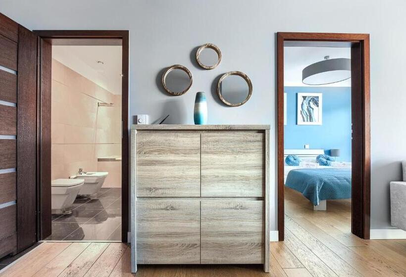 带2个卧室带海景的公寓, Dune Resort Mielno   A