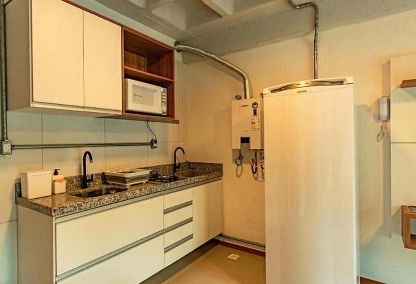 דירת שני חדרים, Apartamento Com Garagem No Centro De Guaramiranga