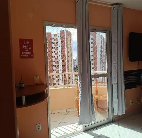 Huoneisto 1 Makuuhuone Parveke, Thermas Place Apartamento