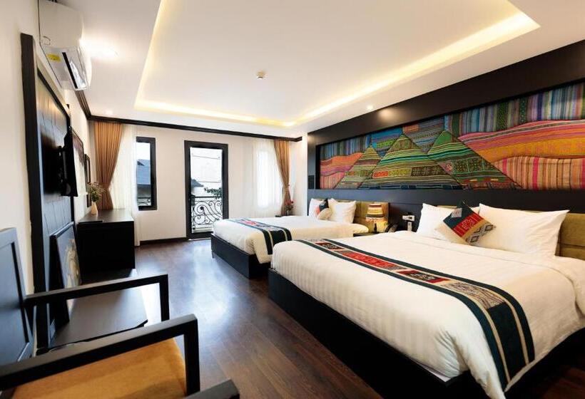 اتاق لوکس خانوادگی, Babeeni Family Hotel Sapa