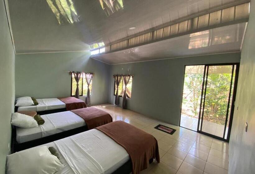 정원 전망 4인용 스탠다드 룸, Cabinas Corcovado Green Parrot, Los Planes Drake