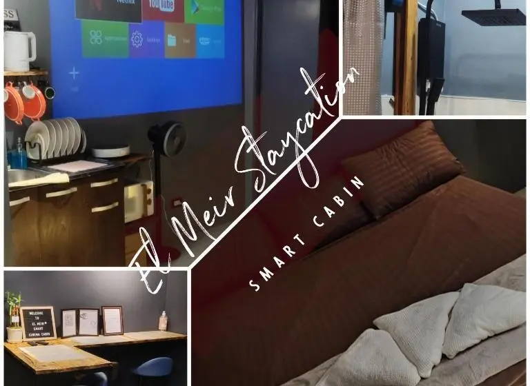 Perhestudio, El Meir Staycation Smart Cabin Beside Enchanted Kingdom