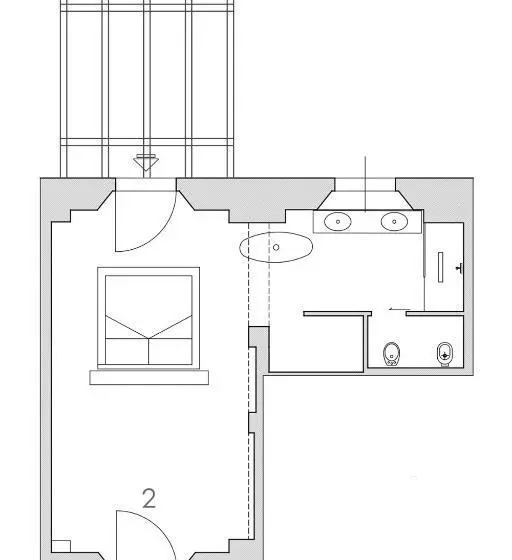 デラックスジュニアスイート, Tenuta D Arbia, Siena