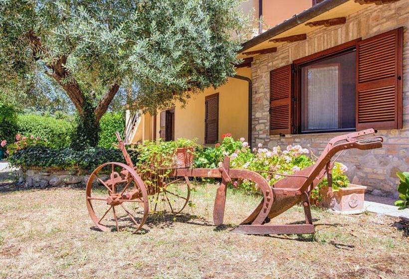 Balkonlu 1 Yatak Odalı Daire, Agriturismo La Mora   Bilancia