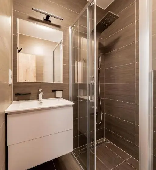 庭の見える1ベッドルームアパートメント, Resort Malé Lipno