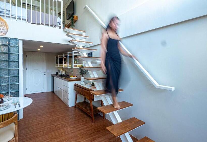 带露台的标准工作室, Tarate Loft Studio Ubud