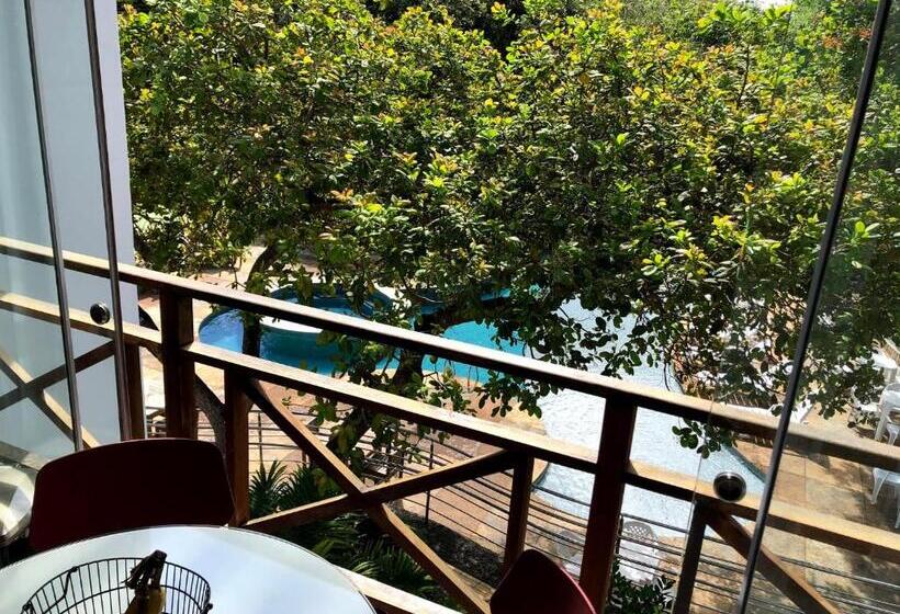 آپارتمان 1 خوابه با چشمانداز استخر, Apto Novo No Melhor D Pipa