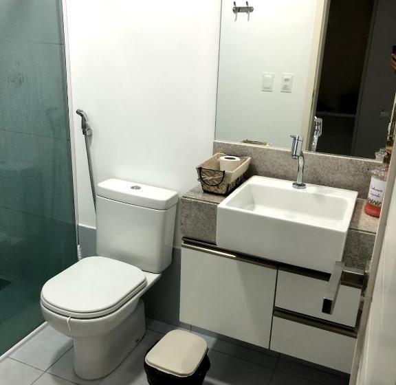 آپارتمان 1 خوابه با چشمانداز استخر, Apto Novo No Melhor D Pipa