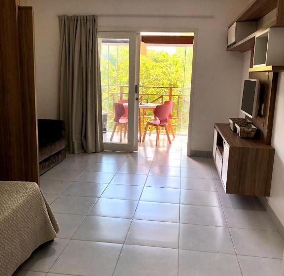 آپارتمان 1 خوابه با چشمانداز استخر, Apto Novo No Melhor D Pipa