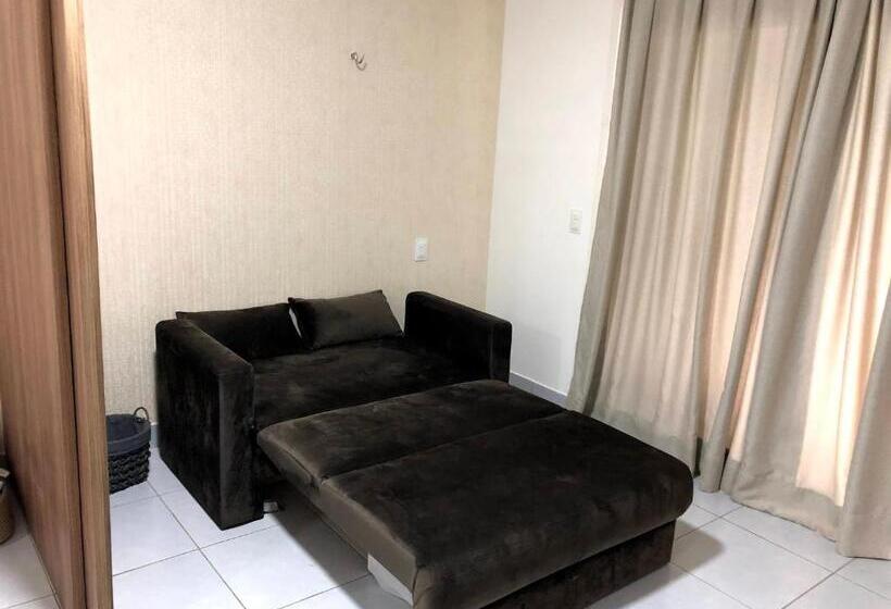 آپارتمان 1 خوابه با چشمانداز استخر, Apto Novo No Melhor D Pipa