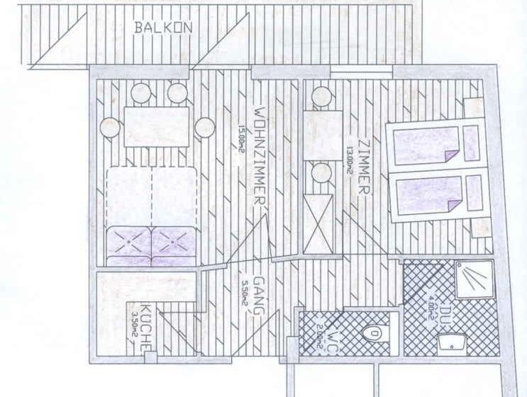 آپارتمان 1 خوابه, Chalet Elfriede