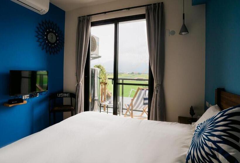 اتاق استاندارد با چشمانداز کوهستان, 禾田遇民宿 Hetianyu