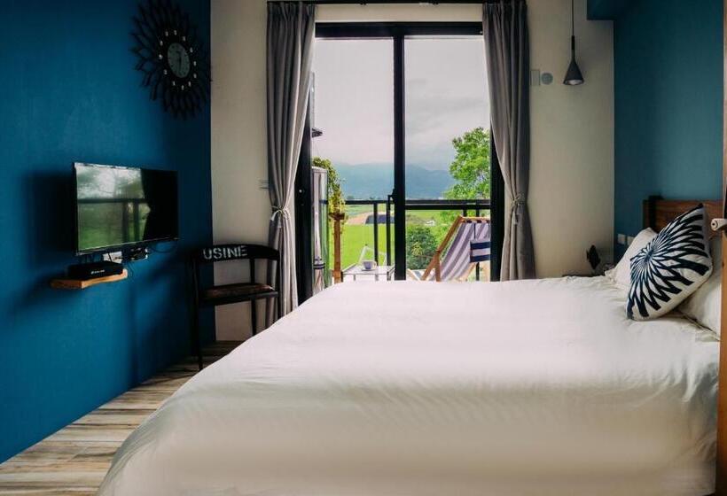 اتاق استاندارد با چشمانداز کوهستان, 禾田遇民宿 Hetianyu