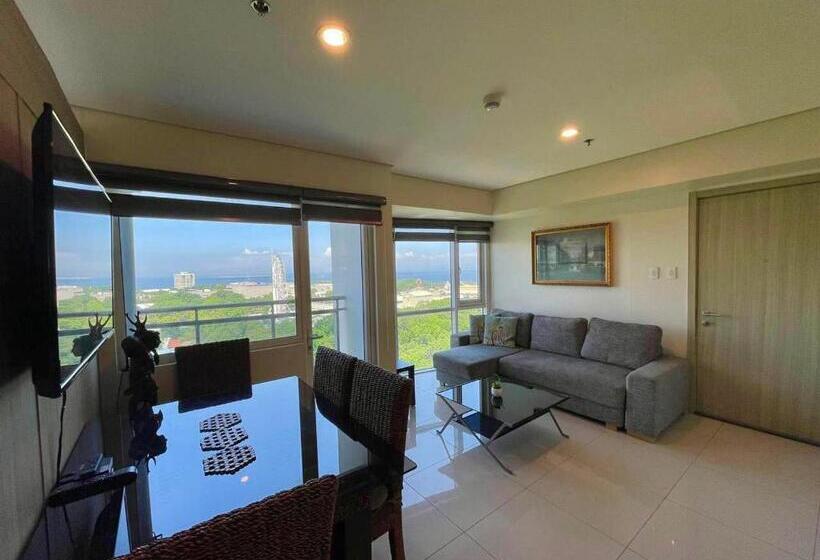 Apartamento Deluxe 1 Dormitório, 1br Deluxe At Breeze Residences Manila Bay Sunset View Near Moa