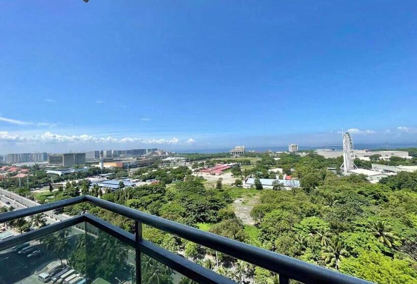 Apartamento Deluxe 1 Dormitório, 1br Deluxe At Breeze Residences Manila Bay Sunset View Near Moa