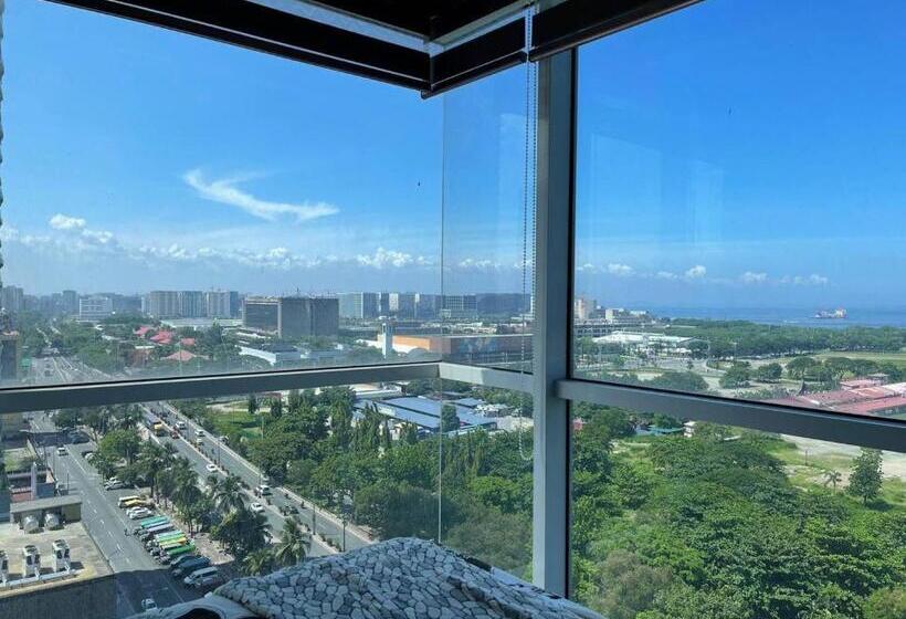 Apartamento Deluxe 1 Dormitório, 1br Deluxe At Breeze Residences Manila Bay Sunset View Near Moa