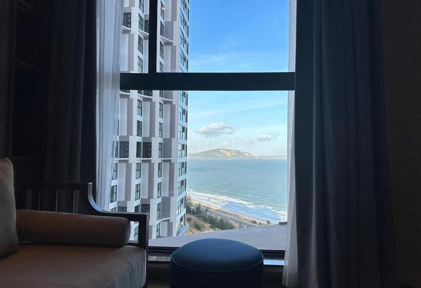اتاق استاندارد چهار تخته با چشمانداز دریا, Apec Condotel Phan Thiet By Tien Vu