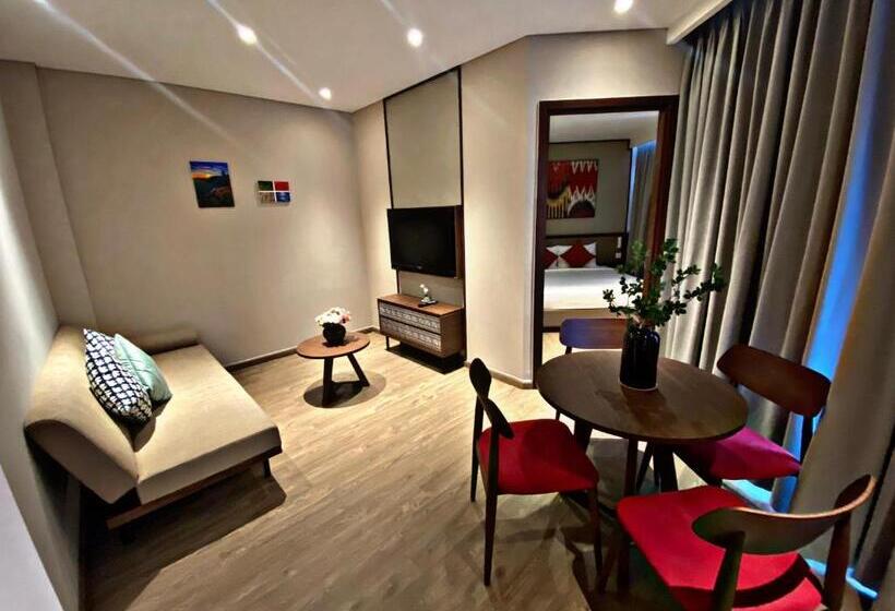 اتاق خانوادگی با چشمانداز جانبی دریا, Apec Mandala Cham Bay Mui Ne 5