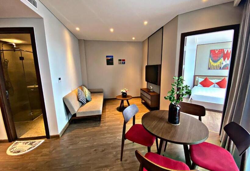 اتاق خانوادگی با چشمانداز جانبی دریا, Apec Mandala Cham Bay Mui Ne 5