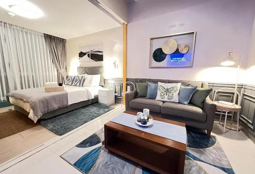 １ベッドルームのデラックスアパートメント, The Glenanna At The Fort   Uptown Parksuites Tower2