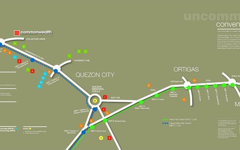 豪华工作室, The Residences At Commonwealth By Century Properties