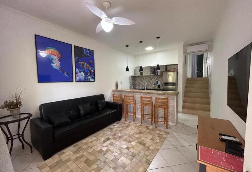 스탠다드 발코니 룸, Flat 233 Riviera De São Lourenço, Bertioga Amarílis 3 Piscinas Climatizadas, Sky 170 Canais Carregad