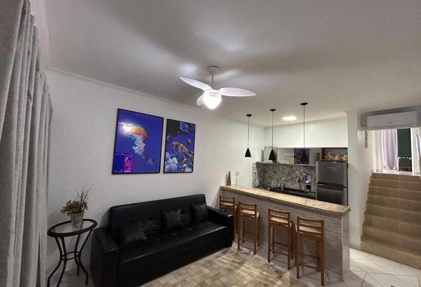 스탠다드 발코니 룸, Flat 233 Riviera De São Lourenço, Bertioga Amarílis 3 Piscinas Climatizadas, Sky 170 Canais Carregad