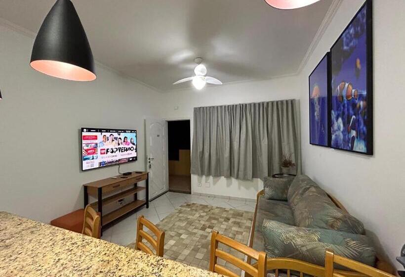 스탠다드 발코니 룸, Flat 233 Riviera De São Lourenço, Bertioga Amarílis 3 Piscinas Climatizadas, Sky 170 Canais Carregad