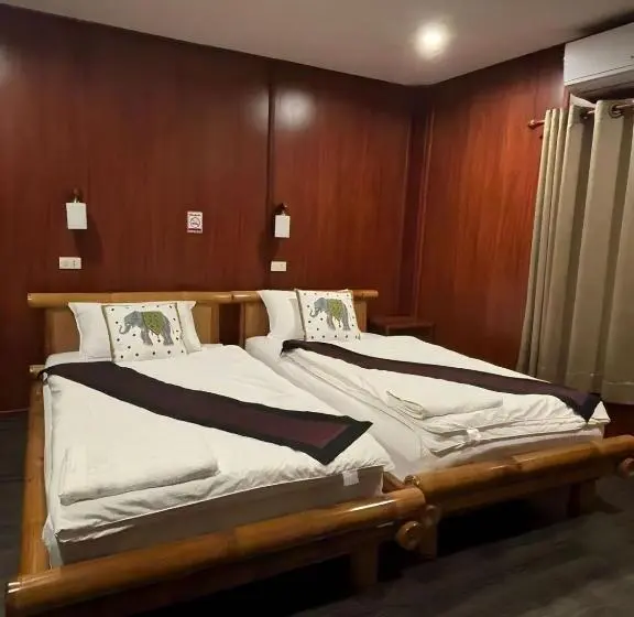اتاق استاندارد با چشم‌انداز باغ, Vang Vieng Garden Resort