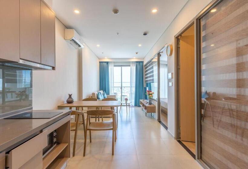 اتاق خانوادگی با چشمانداز دریا, The Song Luxury Vung Tau   Hồ Bơi Vô Cực Free