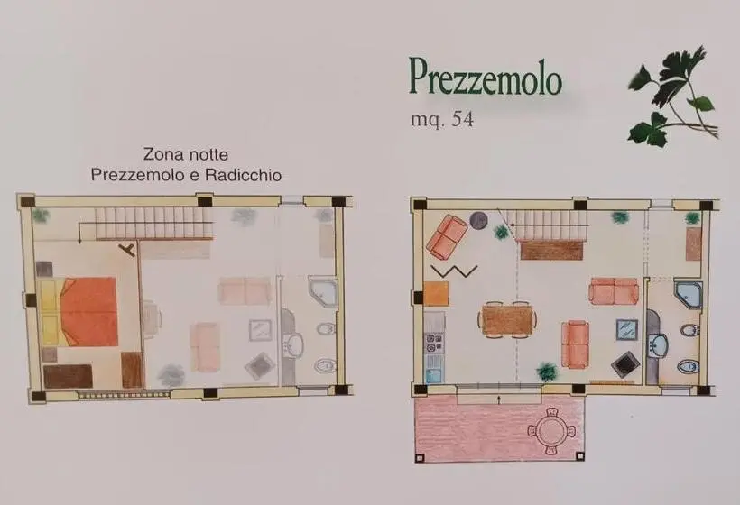 １ベッドルームアパートメント, Agriturismo La Burraia Vicino A San Gimignano